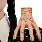 Thing Hand Wednesday Addams Family Fake Hand Toys from Wednesday Things 2024 Thing Prop Cosplay Hand by Addams Decorations，Halloween, Thing Fake Hand Scary Realistic Crawling Hands