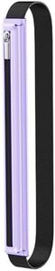 MoKo Case Fit Apple Pencil Pro, USB-C, 1st/2nd Generation, Stylus Pencil Sleeve PU Leather Zipper Pouch with Elastic Band for 9.7"-12.9" Tablet, Taro Purple