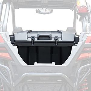 KEMIMOTO 73QT PRO XP Forward Cargo Box Replace 2883751 Compatible with 2020-2026 Polaris RZR PRO XP/4 2022-2024 RZR Turbo R/4, 2025-2026 Pro S Polyethylene Rear Storage Box with Two Lockable Latches