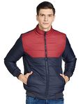 Amazon Brand - Symbol Men's Quilted Jacket (AW21-SY-QCB-155_Dark Maroon_M)