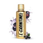 DIVINE NUTRITION L-Carnitine 3000mg Liquid Supplement, 450ml, Black Currant Flavour 30 Servings, L-Tartrate 10% Fat to Energy Converter