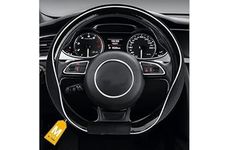 Nikavi Tech Steering Wheel Cover (Medium -O)(38 cm) Black