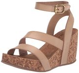 Blowfish Malibu Women's Hecta Wedge Sandal, Cashew Dyecut, 7.5