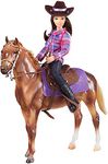 Breyer Freedom Series Western Horse & Rider Doll Set | (1:12 Scale) | Model #61116