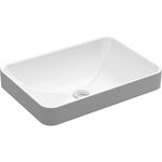 KOHLER K-5373-0 Vox Rectangle Vessel Above-Counter Bathroom Sink, White