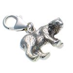 Welded Bliss Sterling 925 Silver Arctic Polar Bear Iorek Clip On Charm WBC1331