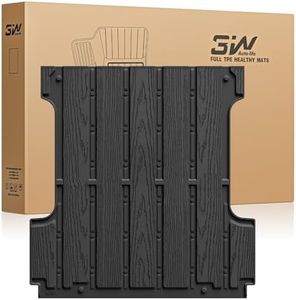 3W Tunk Bed Mat for Ford F-150 (5.5FT) 2015-2024 2025 Truck Bed (Include F150 Lightning 2024 2023 2022) All Weather Protector TPE Car Bed Liner Accessories Black