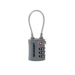 Wildcraft TSA Approved Wired Lock for Bag, Luggage, Travel, 3 Digit Lock Combination - Silver