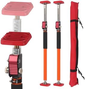 3rd Hand Adjustable Support System, Durable Steel Support Rods for Cabinet Jacks, Cargo Bars, and Drywall - Extends from 24" to 40", 2 Pack Load-Bearing Capacity 264 lb (120 kg)