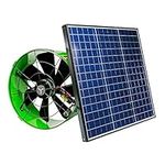 QuietCool Solar Gable Attic Fan w/ 