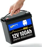 Wattcycle 12V 100Ah Mini LiFePO4 Li