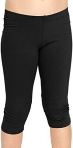 Girl's Oh So Soft Capri Leggings Black Medium