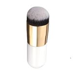 Brain Freezer Artificial Persian Hair Face Powder/Blush Brush (Golden White)