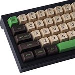 JakeTsai Keycaps, 172 Keys SA Profile Double Shot Keycap Set with 2.75u, 3u, 6.25u and 7u Spacekey for Cherry Mx Switches ISO ANSI Layout Mechanical Keyboard