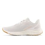 New Balance Women's Fresh Foam Arishi V4 Running Shoe, Summer Fog/Nimbus Cloud/Light Gold Metallic, 9 Medium US