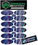 Dragon Senses Calm Strips for Anxiety Sensory Stickers, 42 Pcs Gradient Sensory Strips Textured Stickers with Enhance Sensory Soothing & Calming Effect for Special Needs, Made in The USA, 1 Pk