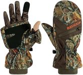 BASSDASH Men’s Insulated Mittens Wi