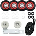 Funmit 4392067 Dryer Repair Kit for 27 Inch Wide Dryers,Thin Twins-Replaces 2015,80047,AP3109602