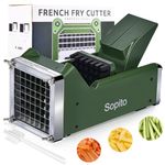 Potato Cutter, Sopito Home Made French Fry Cutter with 1/2 Inch Stainless Steel Blade Great for Potatoes Carrots Cucumbers