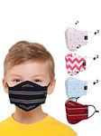 Cenwell Kids 3D Mask Reusable, Washable, Breathable & Comfortable Stylish Face Mask with Adjustable Earloops for Boys Girls Children Gift, Cute Designer Mask