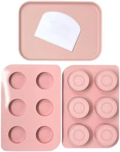 Benty Cakes – L'originale set di stampi per CakePuck – meglio di un cake pop! Prepara dessert ricoperti di cioccolato – Silicone senza BPA – Include 1 set di stampi, 1 vassoio in plastica e 1