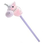 Fantasy Hobby Horse with Sound Pink Unicorn