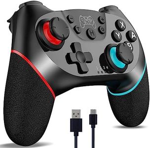 [2024 New Version] CuleedTec Wireless Switch Controller, Switch Pro Controller Remote Gamepad Compatible with Nintendo Switch/Lite/OLED, with 6-Axis Gyro, Dual Motors, Wake-up and Turbo Function