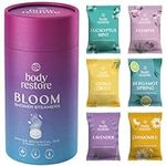 Body Restore Shower Steamers Aromatherapy 6 Packs - Valentines Day Gifts, Relaxation Birthday Gifts for Women and Men, Stress Relief and Effortless Self Care, Bloom Variety Scent Shower Bath Bombs