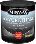 Minwax 630200444 Minwax Water Based Oil-Modified Polyurethane, Quart, Semi-Gloss