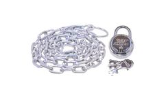 WTH Metal Chain with Lock for Gate, Cycle, Luggage, Fence, Bike, Cupboard, Helmet, Bag, Door, Goods Lock (Thin Chain, 4ft Chain with 1 Lock)