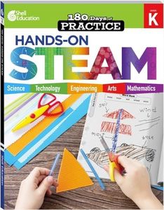 180 Days: STEM/STEAM for Kindergarten Practice Workbook for Classroom and Home, Cool and Fun Practice Created by Teachers (180 Days of Practice)