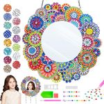 Girls Gifts 8-12 Years Old: Crafts for Kids 6-8 Diamond Painting Toys for Girls 7-10 Birthday Gift Ideas Wall Mirror Craft Supplies for 5 6 7 8 9 10 Year Old Kid Teen Girl Gifts Cadeau Fille 5-10 Ans