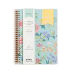 Blue Sky Day Designer for 2024-2025 Academic Year Weekly and Monthly Planner Notes, 5.8' x 8.6', Frosted Cover, Climbing Floral Mint (137884-A25)