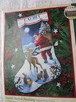 Dimensions Needlecrafts Counted Cross Stitch, Santa's Arrival Stocking