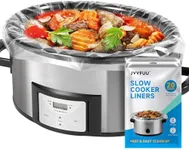 JVVFUU Slow Cooker Liners 3-8 Quart, Cooking Bags Large Size 13"x 21", Slow Cooker Bags Disposable Oval Large For Crock Pot (20)