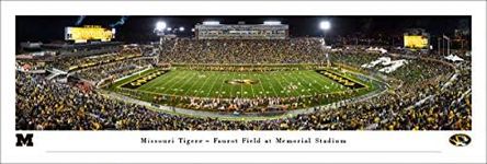 Missouri Tigers Football - Unframed 40 x 13.5 Poster by Blakeway Panoramas