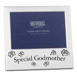 Shudehill Giftware 5" x3" Special Godmother Photo Frame Christmas Birthday Christening Favour Gift, Pack of 1