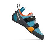 SCARPA Women's Force V WMN Climbing Shoe, Ice Fall/Mandarin Red, 37 EU/6 M US