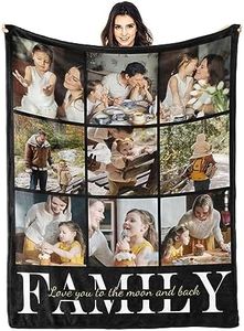 Customization of lover Custom Blanket with Picture Personalized Blanket for Adult Kids Flannel Photo Blankets Using My Own Photos (60''x80'', 9-1-Photo)