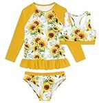 Size 10-12 Sunflower Long Sleeve Ba