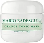 Mario Badescu Orange Tonic Mask for Combination, Oily, Sensitive Skin, Face Mask with Kaolin Clay & AHAs That Deeply Cleanses Pores, Reduces Excess Shine, 2 Fl Oz