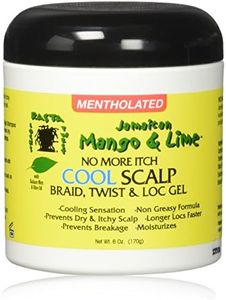 Jamaican Mango & Lime No More Itch Cool Scalp Braid Twist & Lock Gel, 6 Ounce