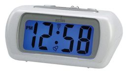 Acctim Auric Digital Alarm Clock Superbrite® Crescendo Alarm Large LCD Display White 12342