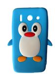 SKS Distribution® Light Blue Silicone Penguin Phone Case/Cover for Huawei Ascend G510