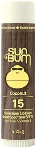 Sun Bum SPF 15 Sunscreen Lip Balm | Vegan Broad Spectrum UVA/UVB Lip Care with Aloe and Vitamin E for Moisturized Lips |Coconut Flavor |.15 oz., 1 kg