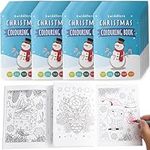 THE TWIDDLERS - 36 Mini Christmas Colouring Books for Kids, A6 Size - Great as Art Activity, Xmas Stocking, Party Bag Fillers