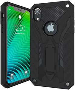 iPhone XR Case | Military Grade | 12ft. Drop Tested Protective Case | Kickstand | Wireless Charging | Compatible with Apple iPhone XR - Black