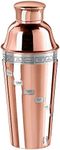 OGGI Dial A Drink Cocktail Shaker - Copper Plated, 15 Recipes, 34 oz - The Original and Only Dial A Drink - Ideal Home Bar Drink Mixer, Bartender Kit, Essential Bar Accessories