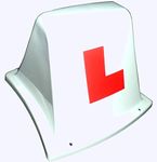 Dinky Driving Instructor Roof sign | Learner top box | Magnetic sign White