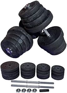 Dumbbell Barbell Set Adjustable Weights Workout Body Building Fitness Exercise Home Gym (40)